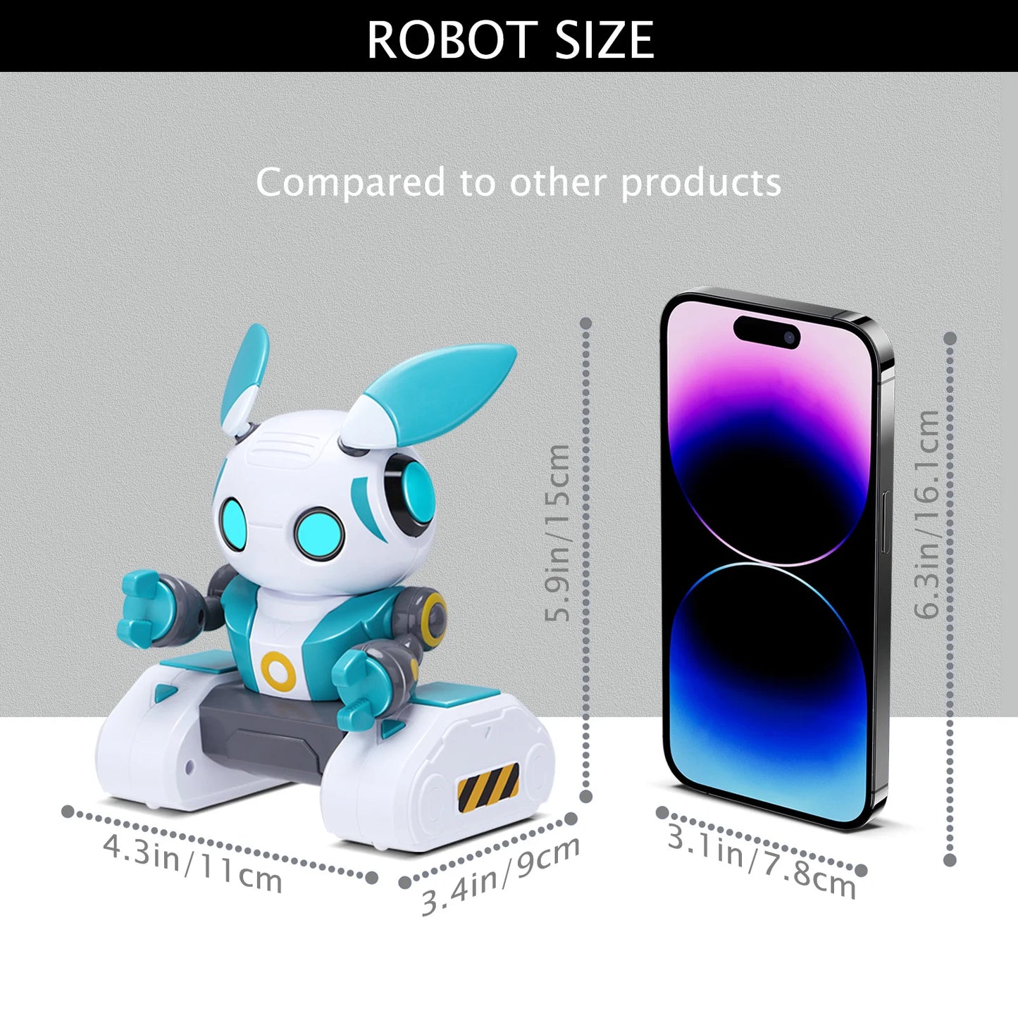 Robot Inteligente RC Recargable para Niños - Juguete Interactivo con Control Remoto y Sensores de Gestos